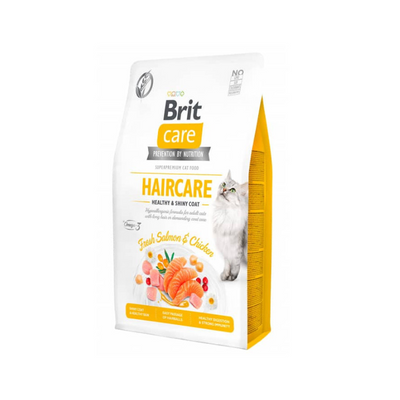 Brit Care Cat Grain-Free Haircare Healthy & Shiny Coat 2 kg