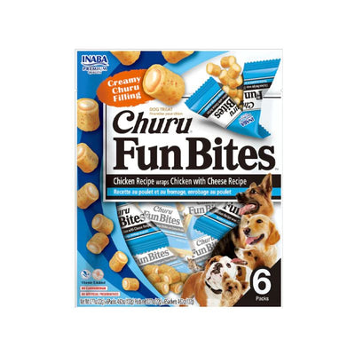 🐶 CHURU FUN BITES POLLO Y QUESO Snack para perro