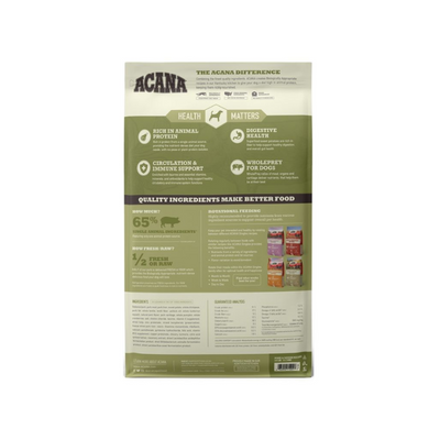 Acana pork y squash perro 10.2 kg