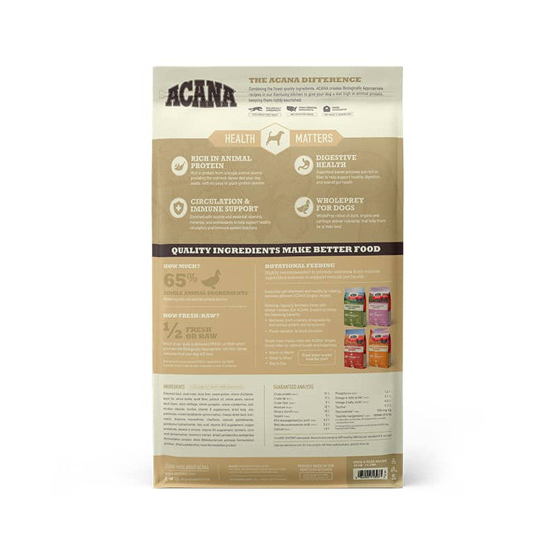Acana Perro Duck & Pear (5.9 kg)
