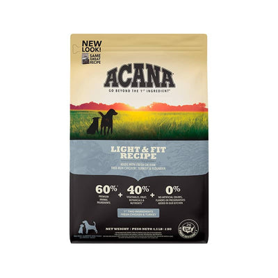 Acana light y Fit perro 11,35 kg
