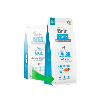 Brit Care Grain Free Junior Large Breed Salmon & Potato