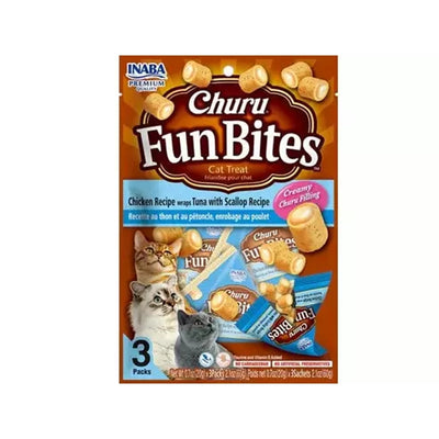 CHURU FUN BITES ATÚN Y OSTIÓN - Snack gato