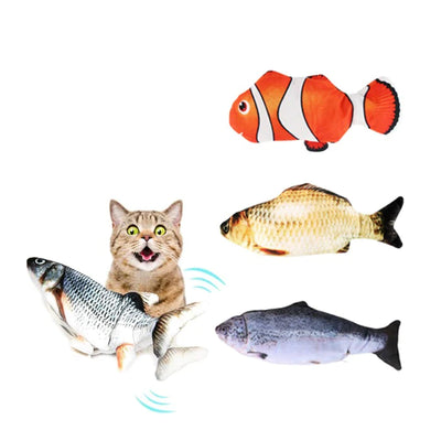PELUCHE GATO PEZ CON MOVIMIENTO (USB)