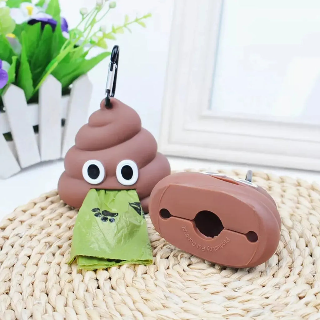 DISPENSADOR DE BOLSAS DISEÑO EMOJI