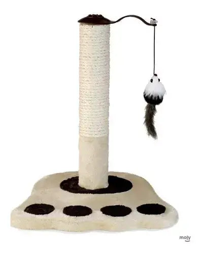 RASCADOR CON FORMA DE PATITA CON JUGUETE INCLUIDO