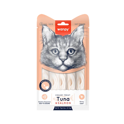 Wanpy gato  Creamy Treat Tuna & Salmon