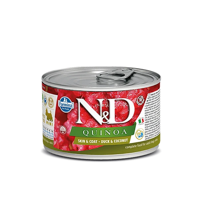 N&D DOG LATA QUINOA DUCK & COCONUT MINI 140GR