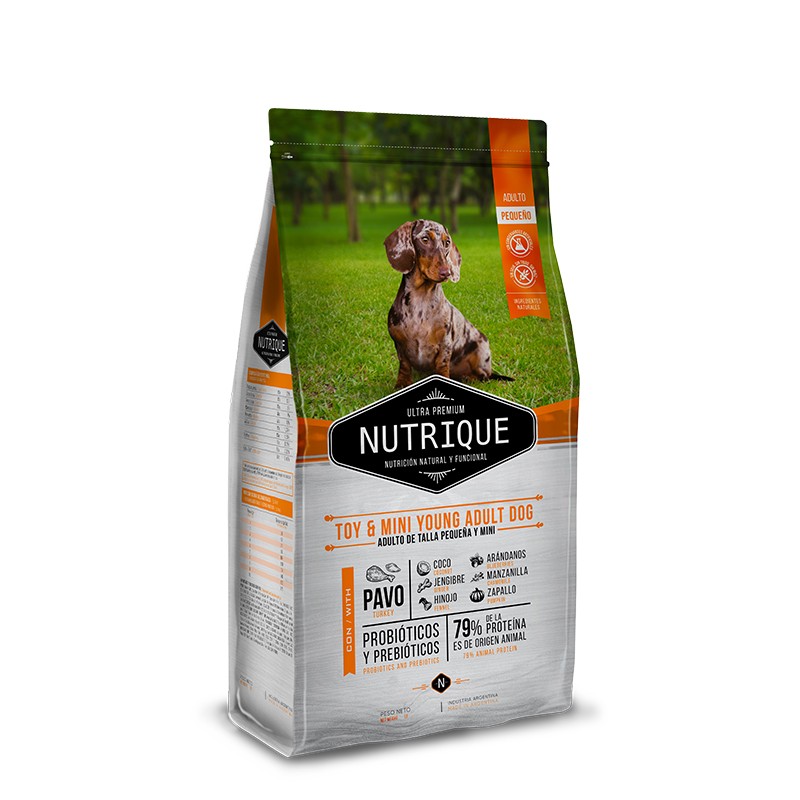 NUTRIQUE PERRO TOY & MINI YOUNG ADULT DOG (7.5 kg)