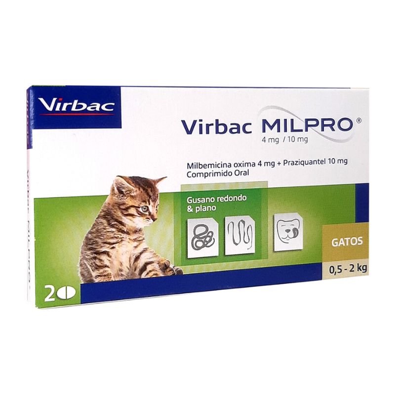 Virbac Milpro gatos 0,5-2kg