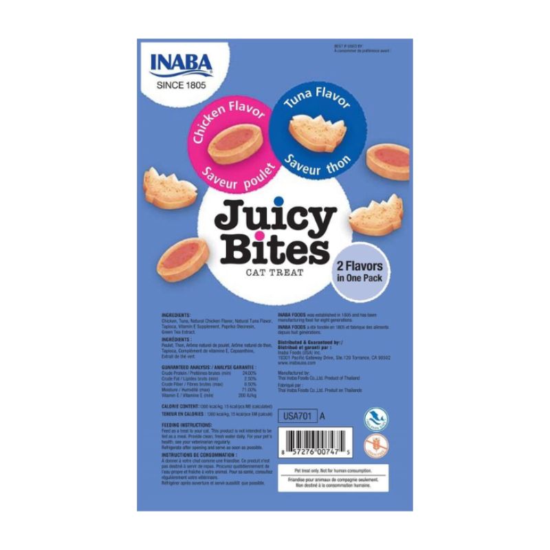 Juicy Bites Chicken & Tuna Flavor