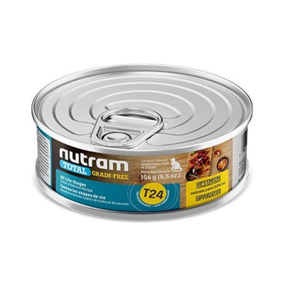 T24 Nutram Total Grain Free Trout & Salmon Cat Canned 156g