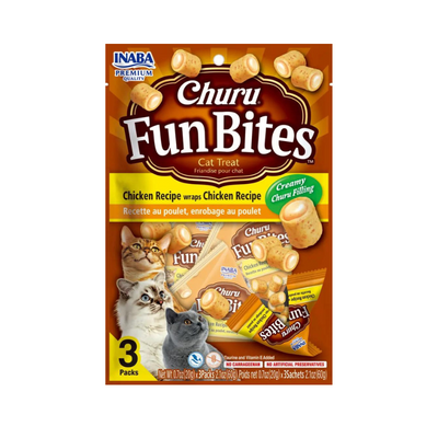🐱 CHURU FUN BITES POLLO - Snack gatos