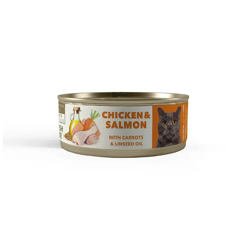 Amity Lata Pollo Y Salmón Gato Adulto 80gr