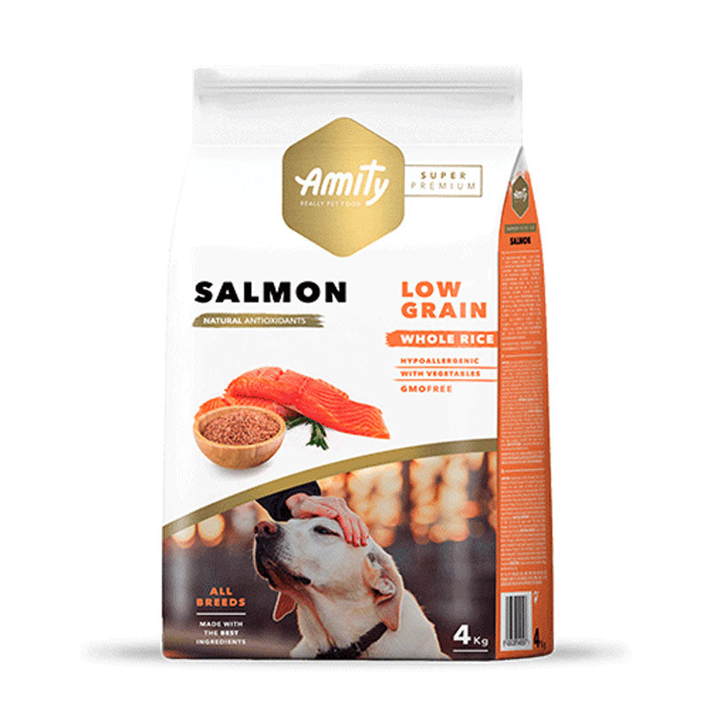 🐶 AMITY LOW GRAIN IBERIAN SALMON🐟 ADULT 4KG