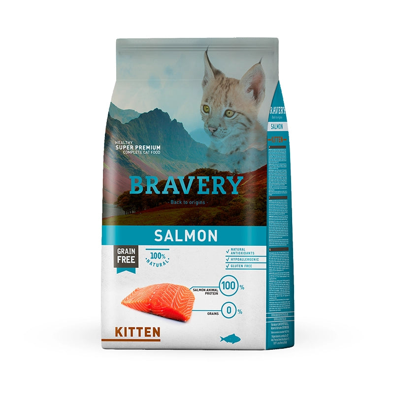 BRAVERY KITTEN SALMON (2 KG)