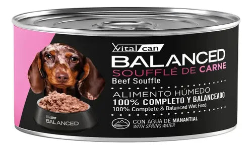 BALANCED PERRO CACHORRO SOUFFLE DE CARNE (85 GR)