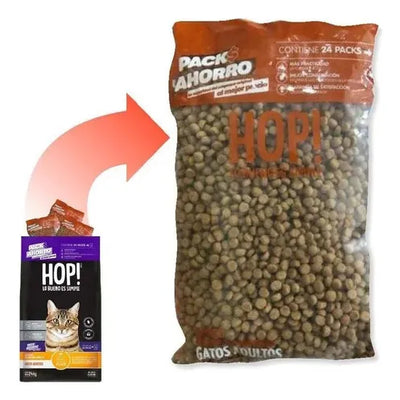 HOP! GATO ADULTO PACK AHORRO (1 kg)