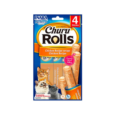 Churu Rolls Sabor Pollo para gatos