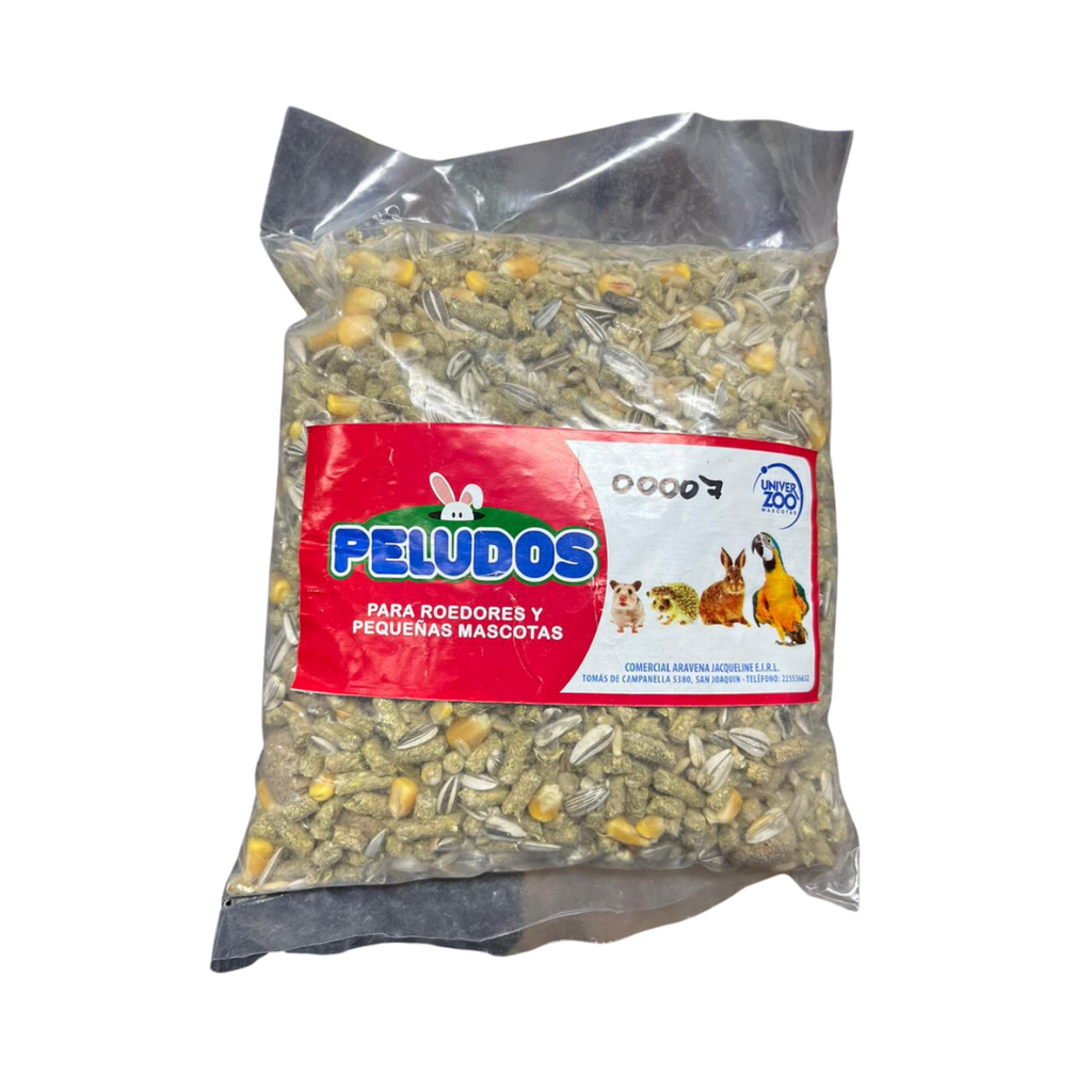 Comida Hámster Pellet y Semillas 1 kg (Marca Peludos)