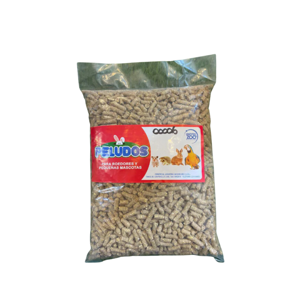 Comida Conejo Pellet 1 kg (Marca Peludos)