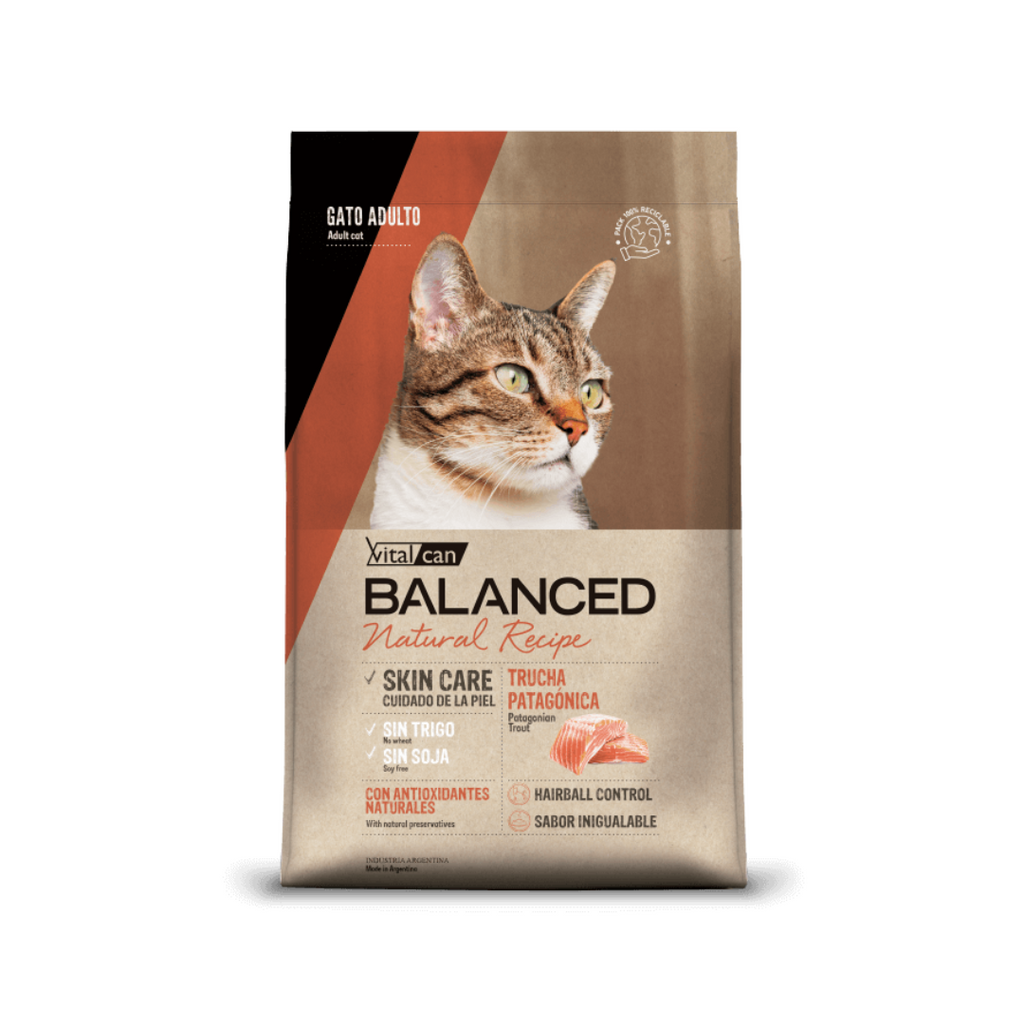 Balanced Natural Recipe Gato Adulto Trucha Patagónica 3 KG