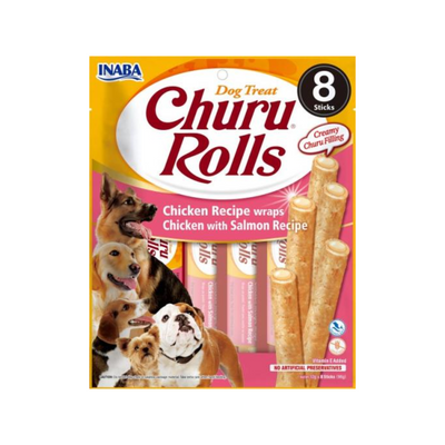 Churu Rolls Dog Pollo con Salmón