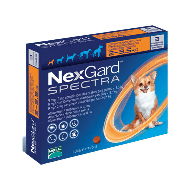 Nexgard Spectra 2 - 3.5kg 1 Comprimido