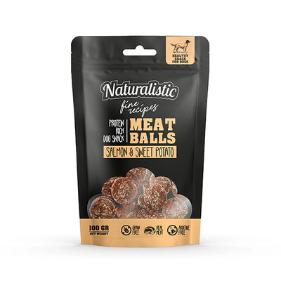 🐶Naturalistic Meat Balls Salmon And Sweet Potato 100 GR