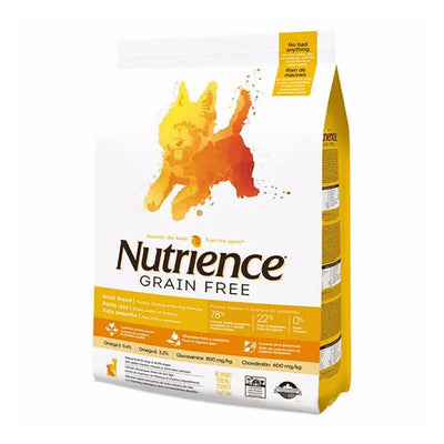 NUTRIENCE PERRO GRAIN FREE Fórmula Pavo, Pollo & Arenque Croqueta Pequeña 2.5 KG