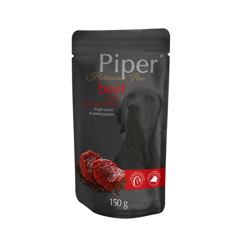 Piper Mono-Proteina Perro Carne Con Arroz Integral