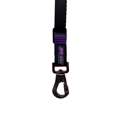 CORREA PARA PERRO VITALFUN CLÁSICA MINIMAL BLACK