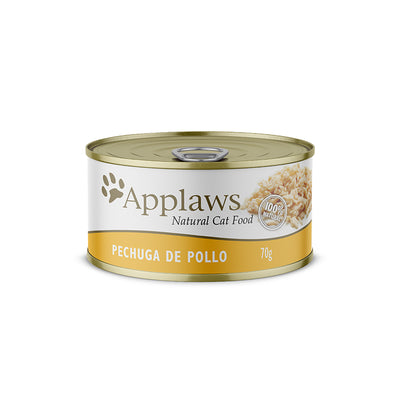 Applaws Lata Gato Pechuga de Pollo con Caldito 70 Gr