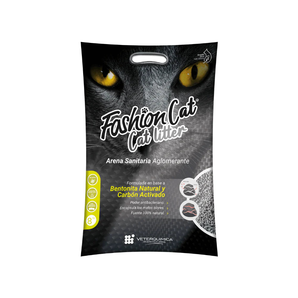 Fashion Cat Litter Carbón Arena Sanitaria 8kg