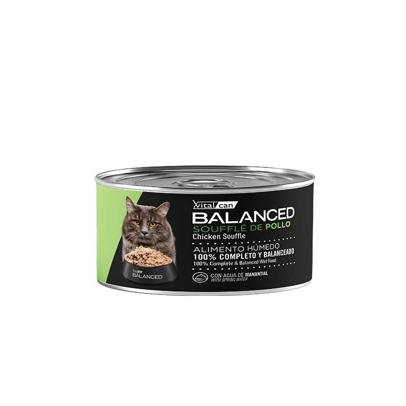 BALANCED GATO ADULTO CASTRADO SOUFFLE DE POLLO (85 GR)
