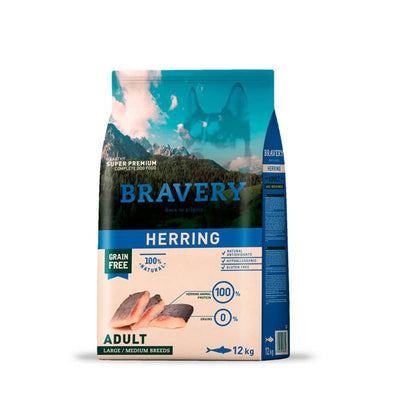 Bravery herring adult large/ medium breed 12kg