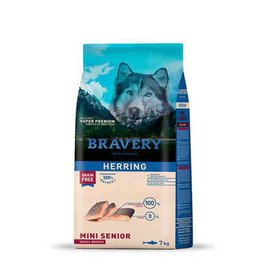 BRAVERY PERRO SENIOR SMALL BREEDS HERRING  2 KG