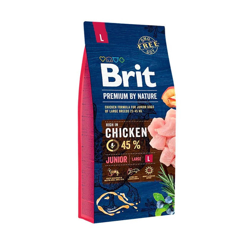 Brit Premium By Nature Junior Large 15 kg
