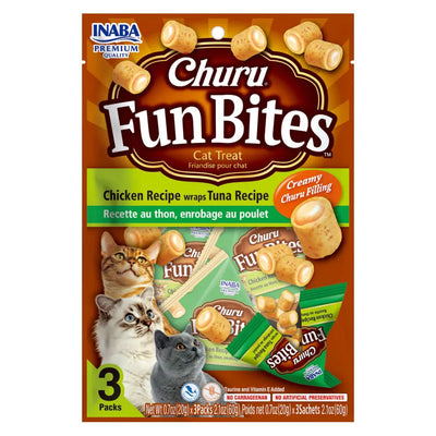 CHURU FUN BITES ATÚN- Snack gato