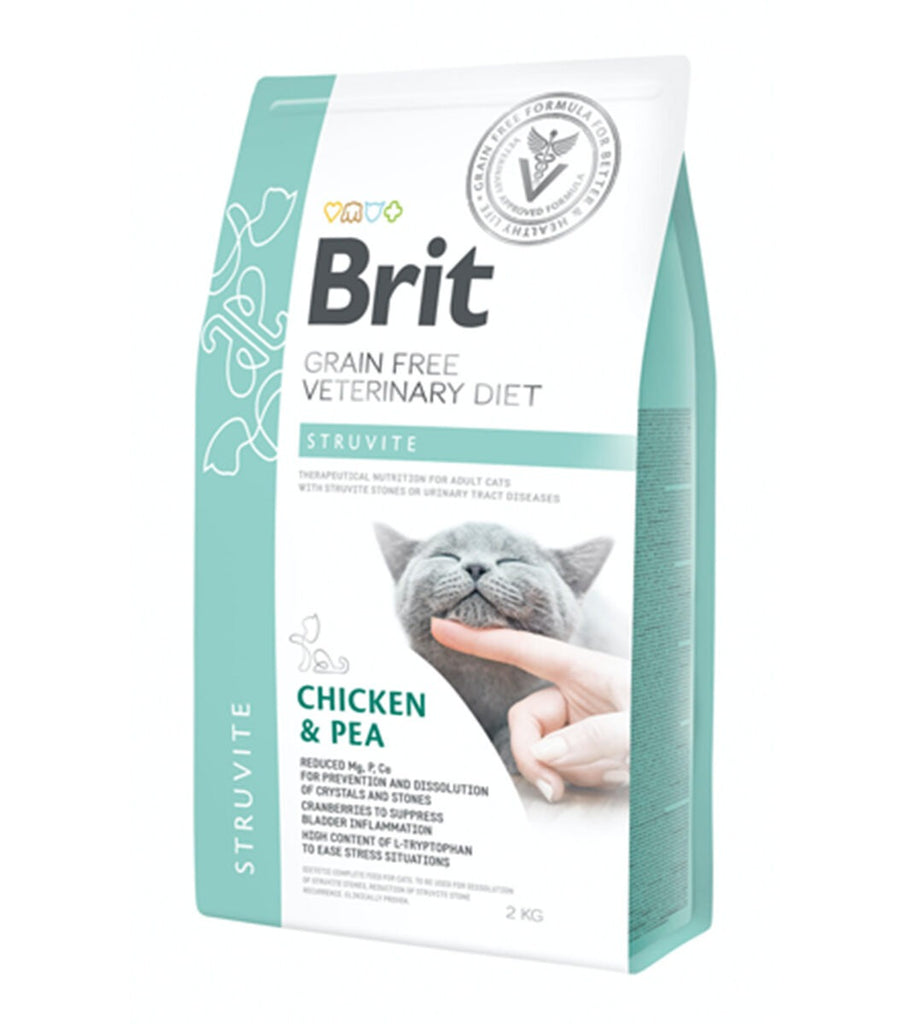 BRIT VETERINARY DIET GATO STRUVITE GF 2 KG