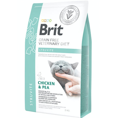 BRIT VETERINARY DIET GATO STRUVITE GF 2 KG