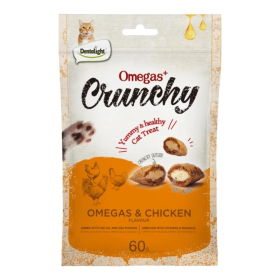 Galleta Rellena Omega y Pollo Crunchy 60gr