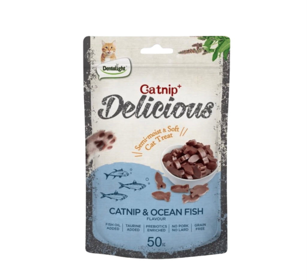 Delicious Catnip y Pescado de Oceano 50gr