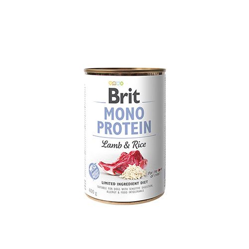 BRIT CARE PERRO (400 gr) MONO PROTEIN LAMB & RICE