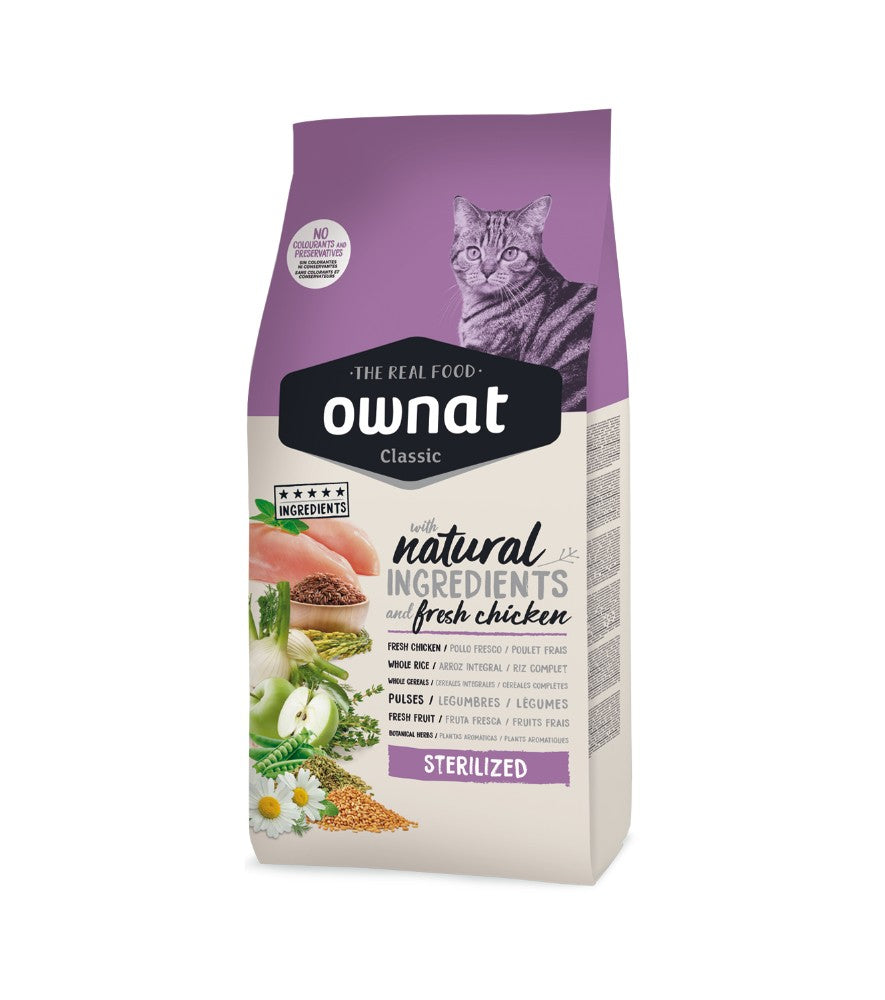 OWNAT GATO CLASSIC ESTERILIZADO 1.5 KG