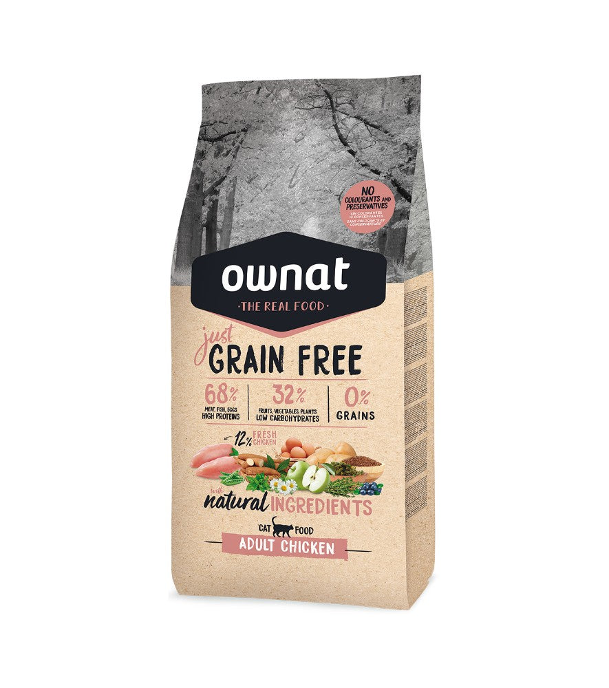 OWNAT GATO JUST GF ADULTO CHICKEN 3 KG