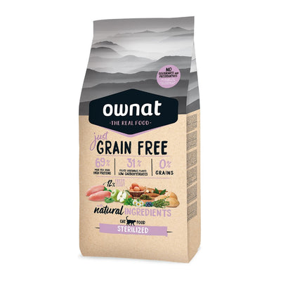 OWNAT GATO JUST GF ESTERILIZADO CHICKEN 3 KG