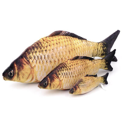PELUCHE PEZ GATO CARPA CON CATNIP AL INTERIOR L (40 CMS)