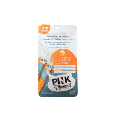 PINK MOMENTS GATO SABOR POLLO 4 TUBOS