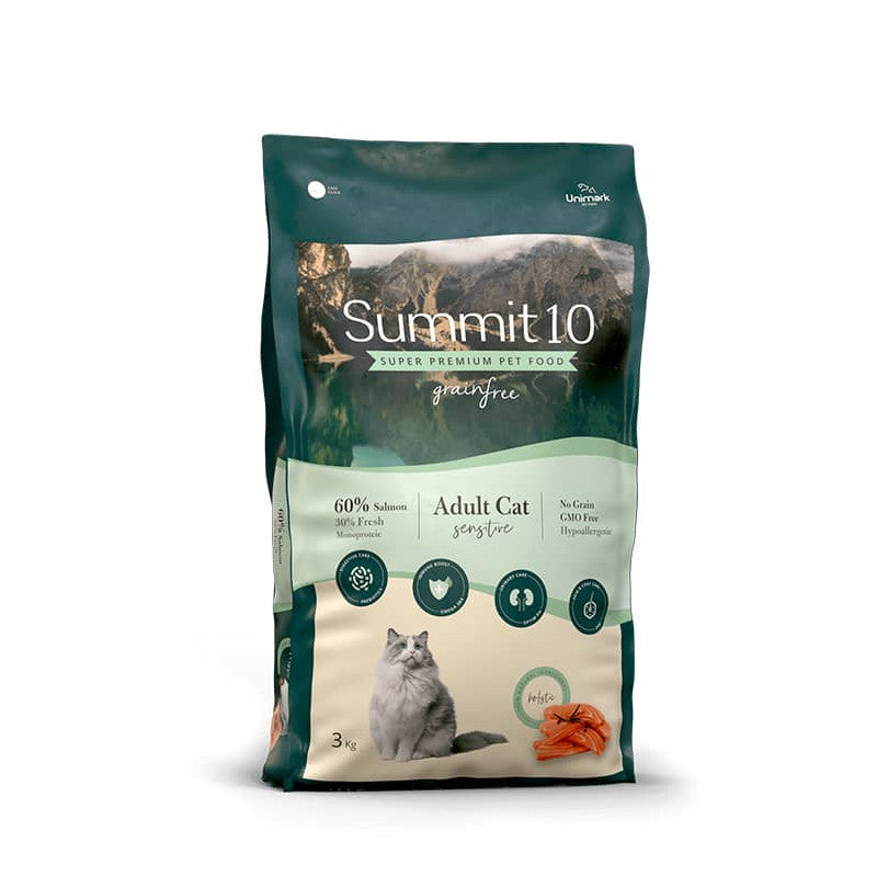 Summit 10 Grain Free Sensitive Cat 3k